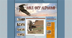 Desktop Screenshot of eagleskyalpacas.com